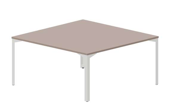 Составной стол на 2 рабочих места 158х156,6х75см, без отверстий