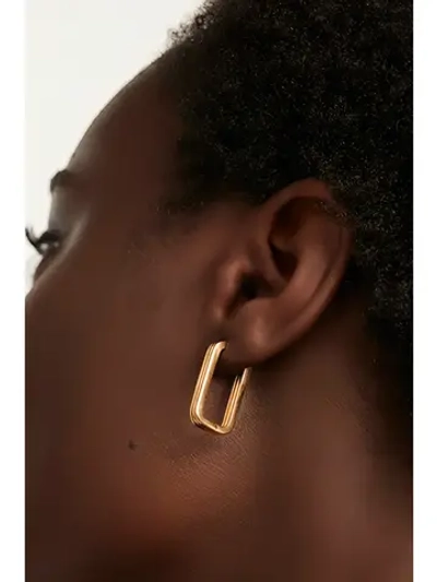 Серьги Super Nova серебро 925 пробы покрытое золотом