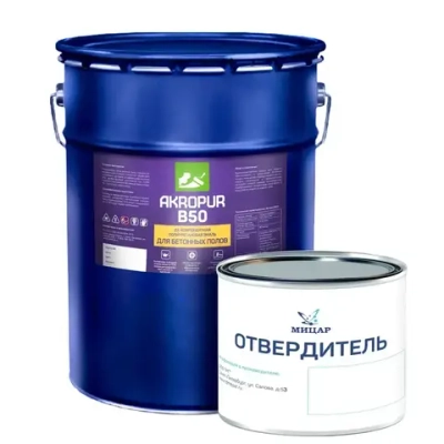 Полиуретановая краска для бетонных полов АКРОПУР Б50 20кг
