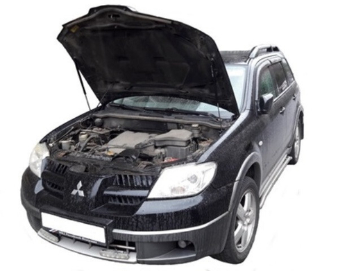 Амортизатор (упор) капота на Mitsubishi Outlander 02-08/2(с 2002 по 2008 г.в.)Autoinnovation