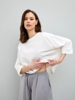 Футболка оверсайз большие размеры летучая мышь