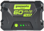 Аккумулятор для техники GREENWORKS G60B4 60В, 4Ач (2918407) ударопрочный