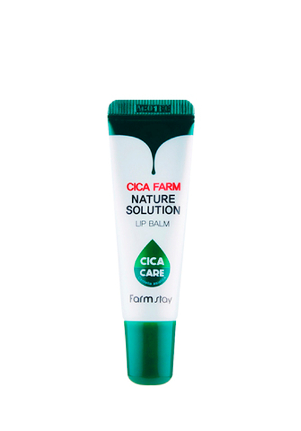 FarmStay Cica Farm Nature Solution Lip Balm Восстанавливающий бальзам для губ с центеллой азиатской