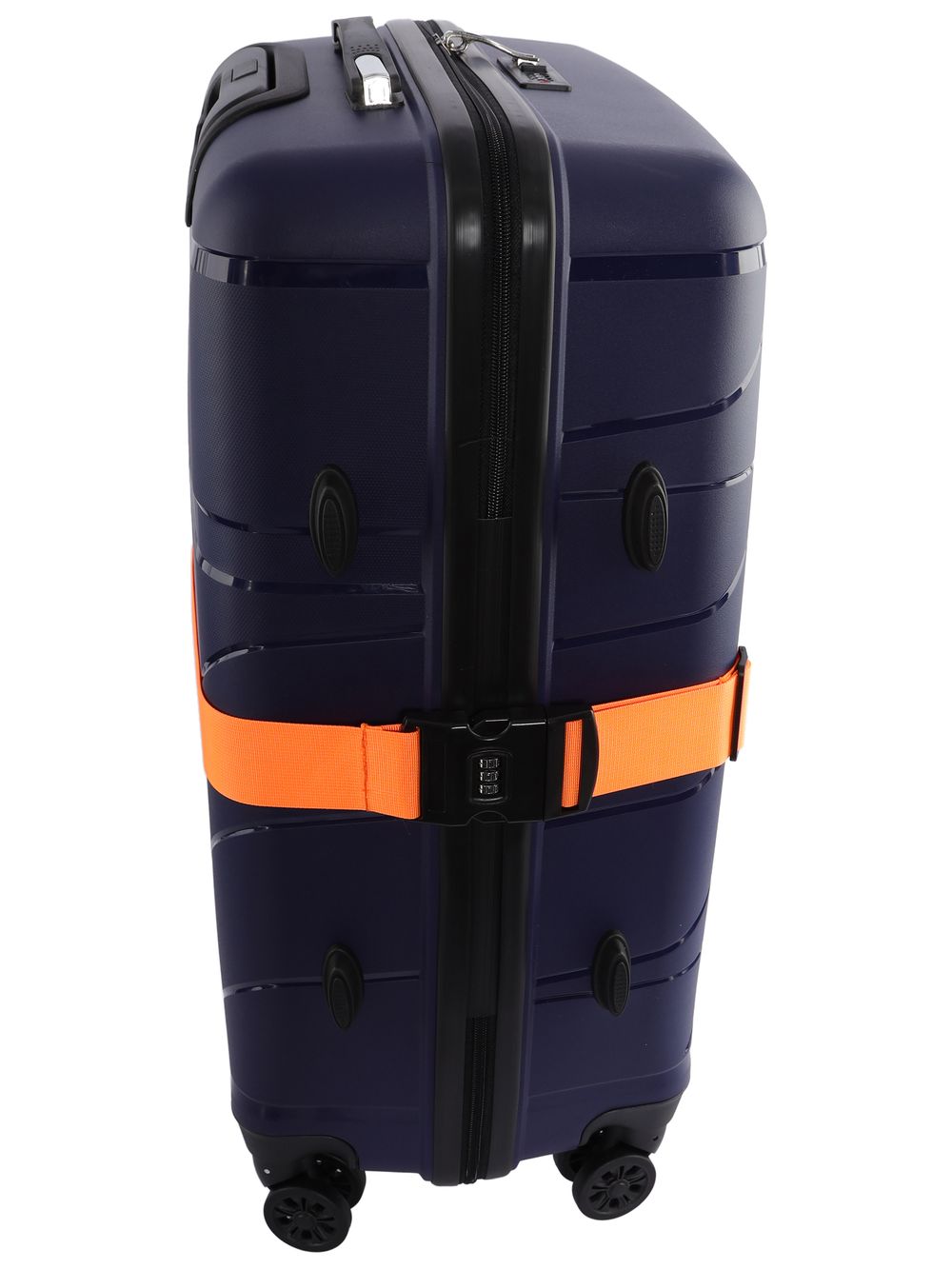 Чемодан 463 / С ремнем / Полипропилен