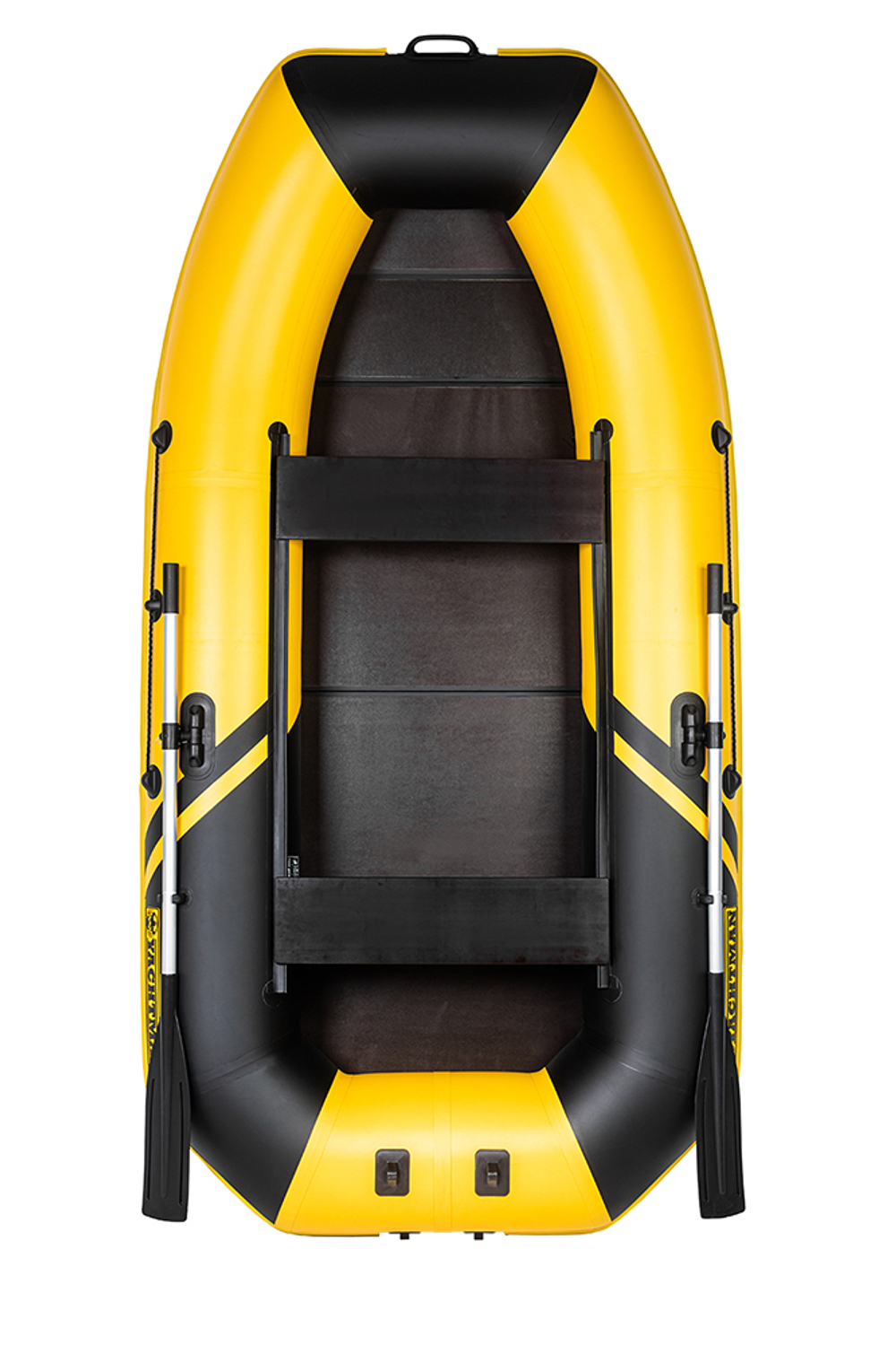 YACHTMAN-280 (Яхтман) желтый-черный (лодка ПВХ с усилением)