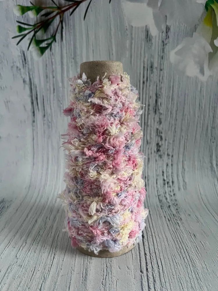 Пряжа Единорог UNICORN мультиколор с шишибриками 50 g