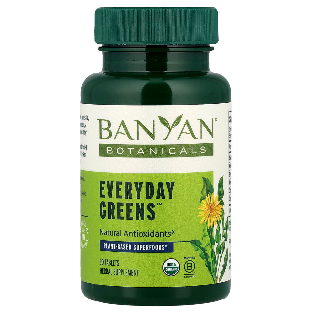 Banyan Botanicals, Everyday Greens ™, 90 таблеток