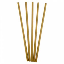 Трубочки 0,6*20 см прямые 250 шт крафт бумага Garcia De Pou