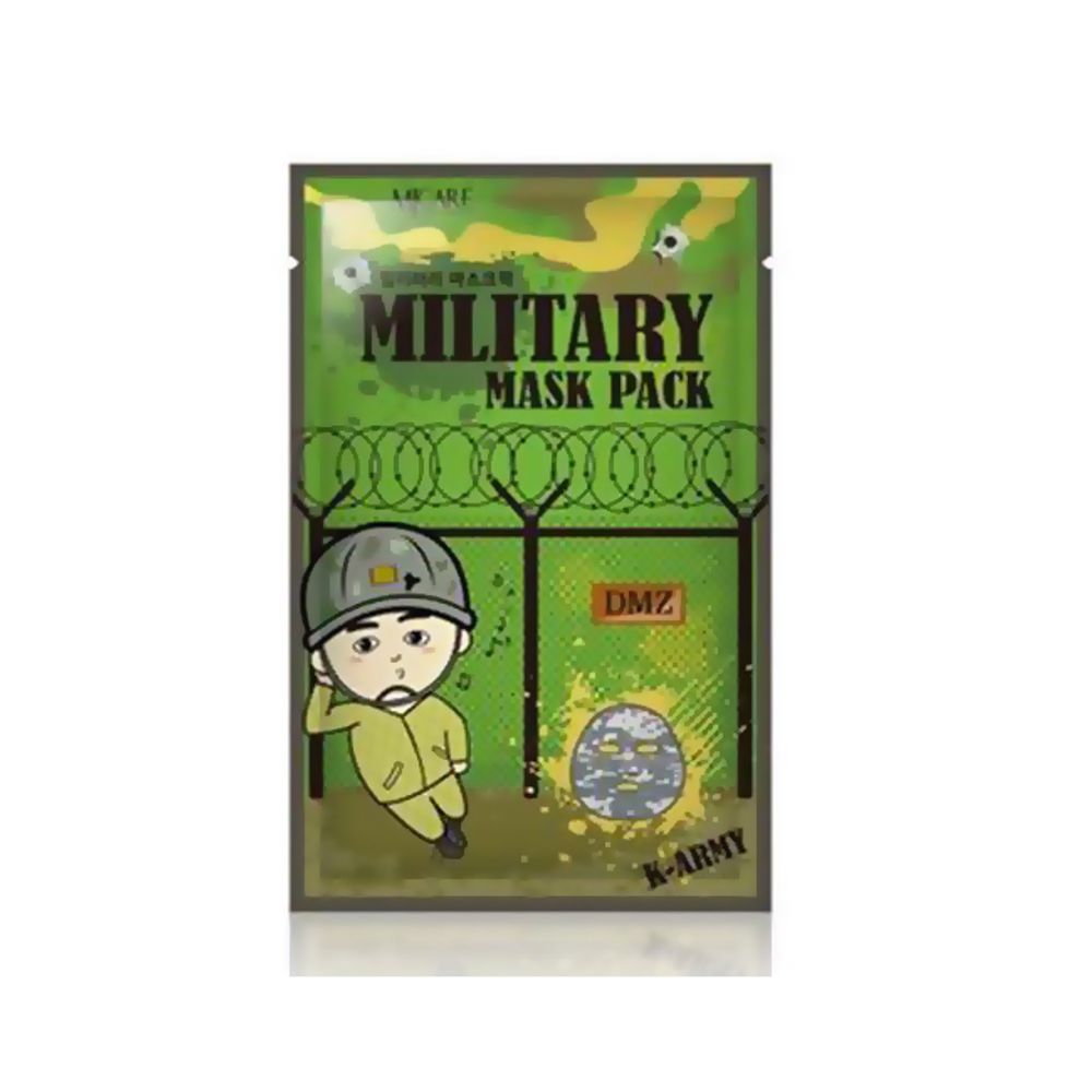 Тканевая маска для лица мужская MJCare Military mask 25гр