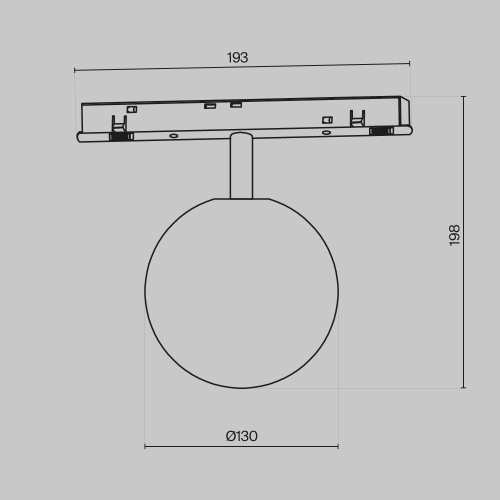 Трековый светильник Maytoni Technical TR038-4-5W3K-WW-DS