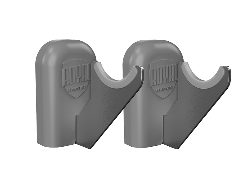 Комплект настенных регулируемых кронштейнов Royal Thermo Design 100, серебристые