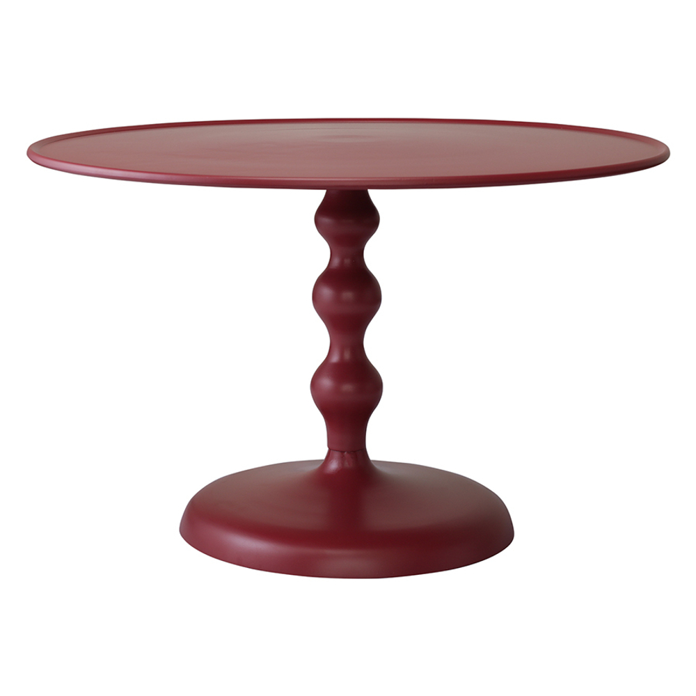 Столик кофейный fluid, D59 см, жженый оранжевый