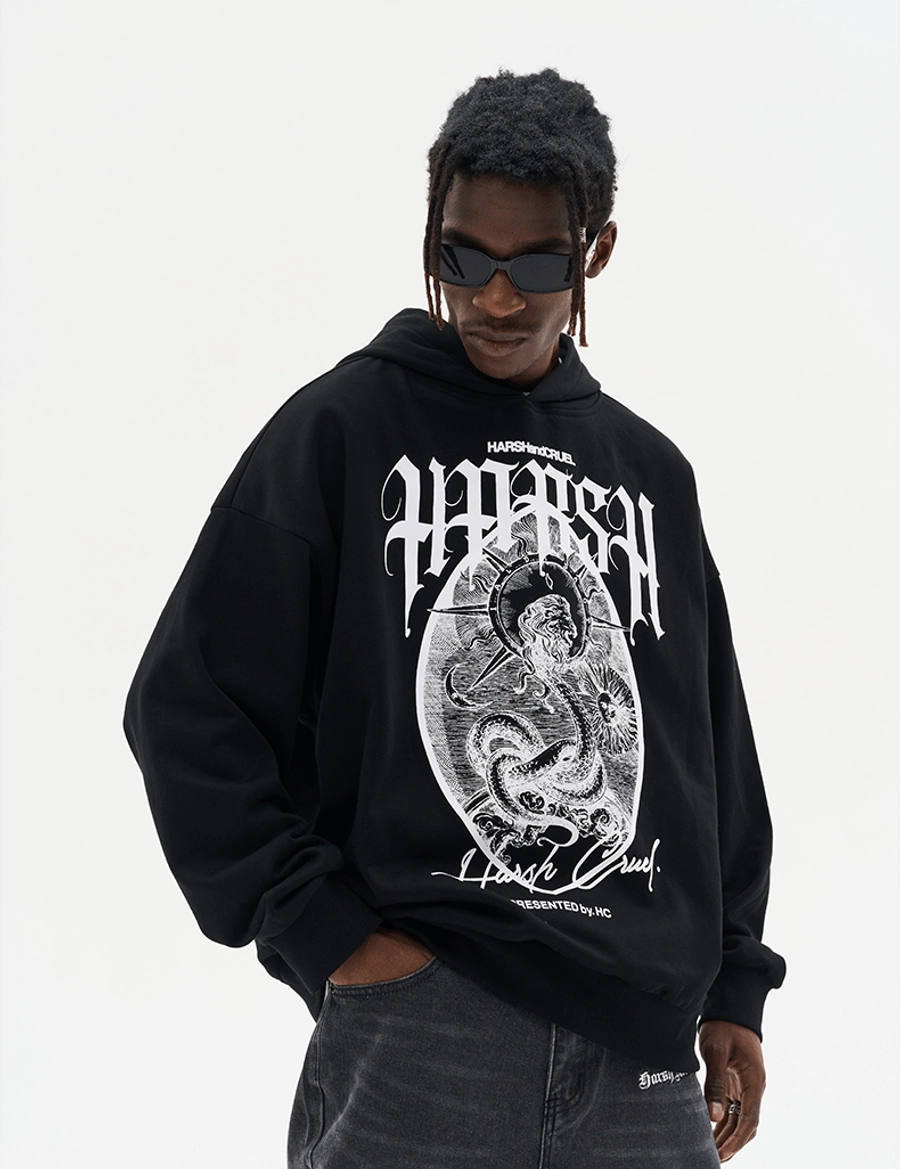 Худи HARSHandCRUEL "Myth" Oversized Hoodie