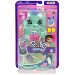 Polly Pocket - Кошачий круиз Компактный набор + кукла + аксессуары JCR37
