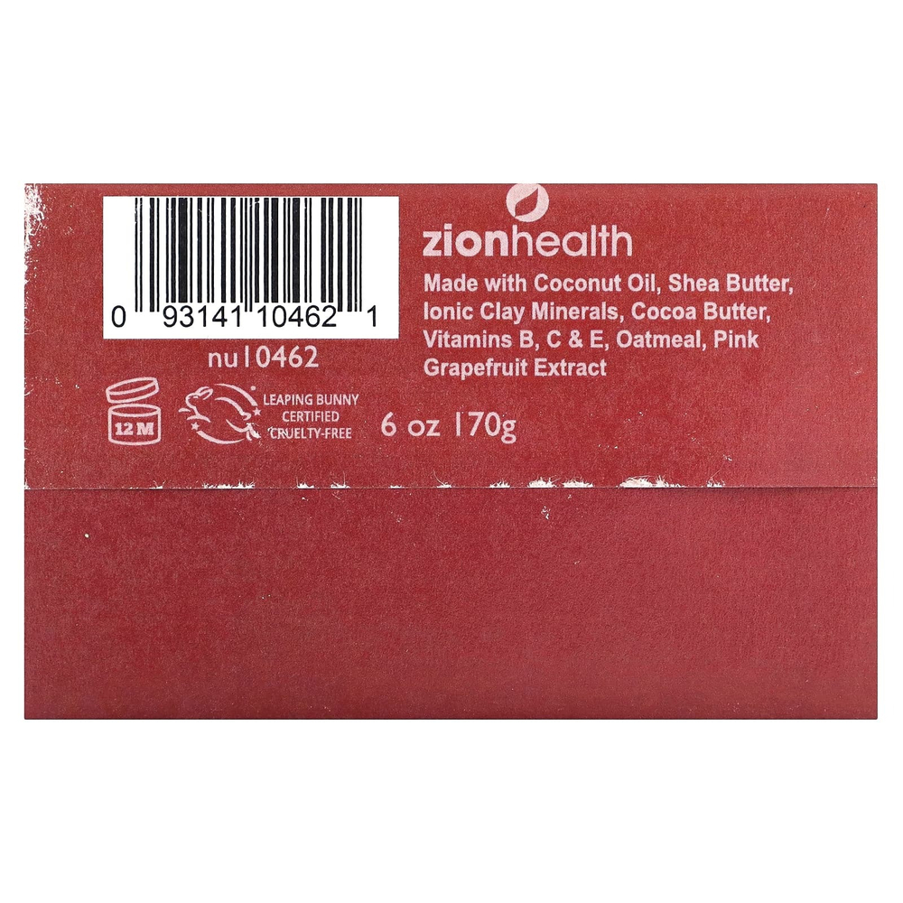 Zion Health, Шампунь с античной глиной, розовый грейпфрут, 70 г (6 унций)