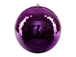 Mirror Ball Зеркальный шар 25, фиолетовый, LAudio