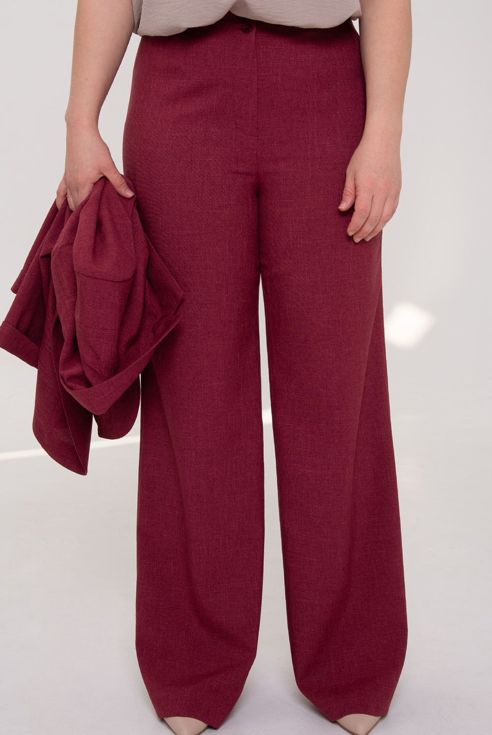 Брюки женские 02, марсала #38Мар0202