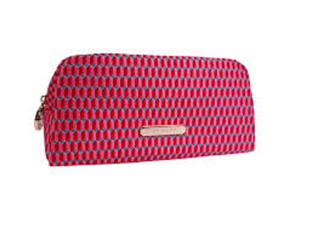 Косметичка Bulgari ярко-розовая