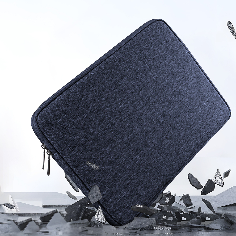 Легкая сумка чехол синего цвета (Navy Blue) для ноутбука или планшета размером от 15.5 до 16 дюймов, серия LBDA Series