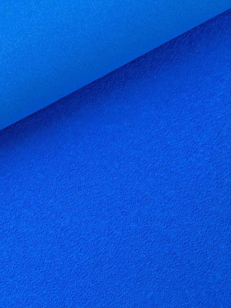 08 Фоамиран плюшевый 60*70/10шт СИНИЙ