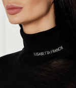 Шерстяной гольф Elisabetta Franchi - черный(MK25S47E2)