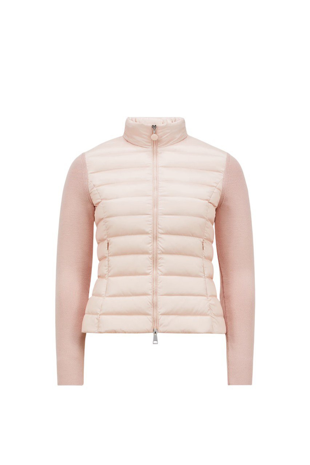 Жилет вязаный женский с утеплением и капюшоном от Moncler
