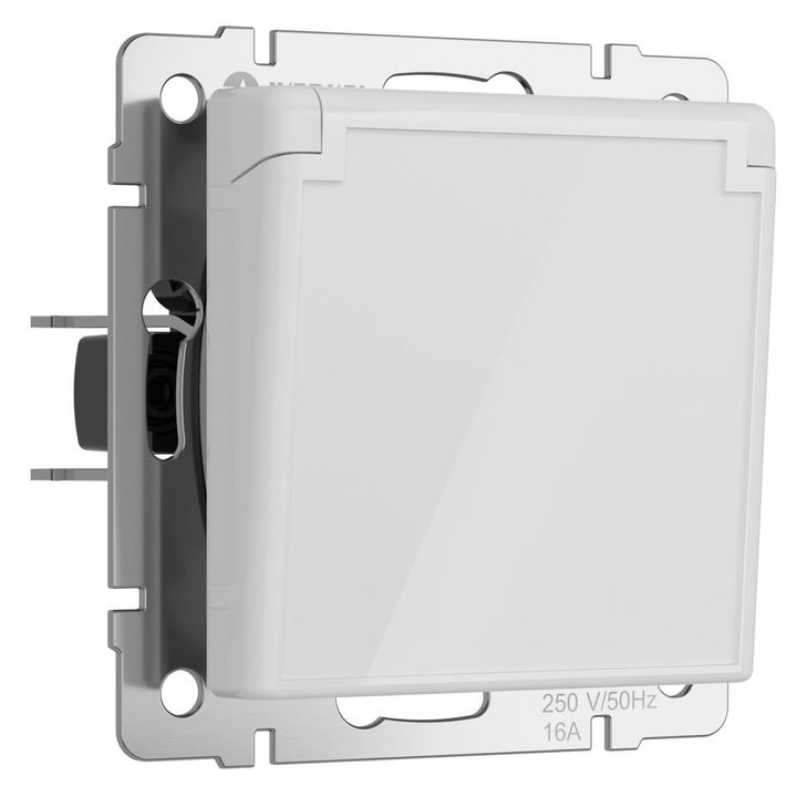 Розетка Werkel с заземлением, с защит. крышкой и шторками W1171241 4690389197338