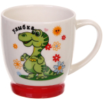 Кружка керамическая 210мл «Веселый Дракоша», белая