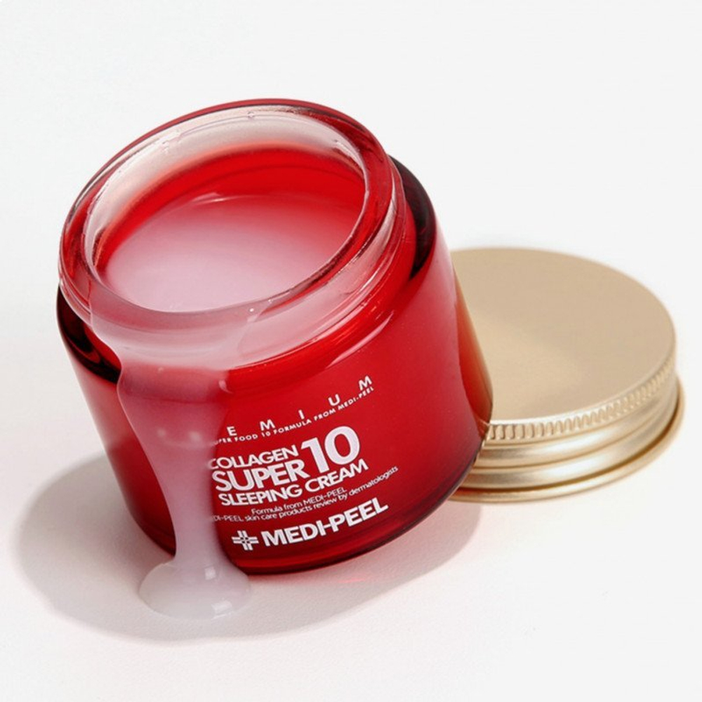 Medi-Peel Collagen Super10 Sleeping Cream омолаживающий ночной крем для лица с коллагеном