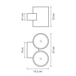 Накладной светильник Lightstar Paro LED 372692