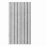 Стеновая реечная панель Альберо, Бетон Светлый, 120*16*2750 мм