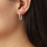 Серьги Dyrberg Kern RAQUEL SS LIGHT GREEN 480182