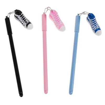 Ручка гелевая "Кеды", 0,5мм, синяя, с игрушкой, 4 вида микс (Комплект 40шт.)