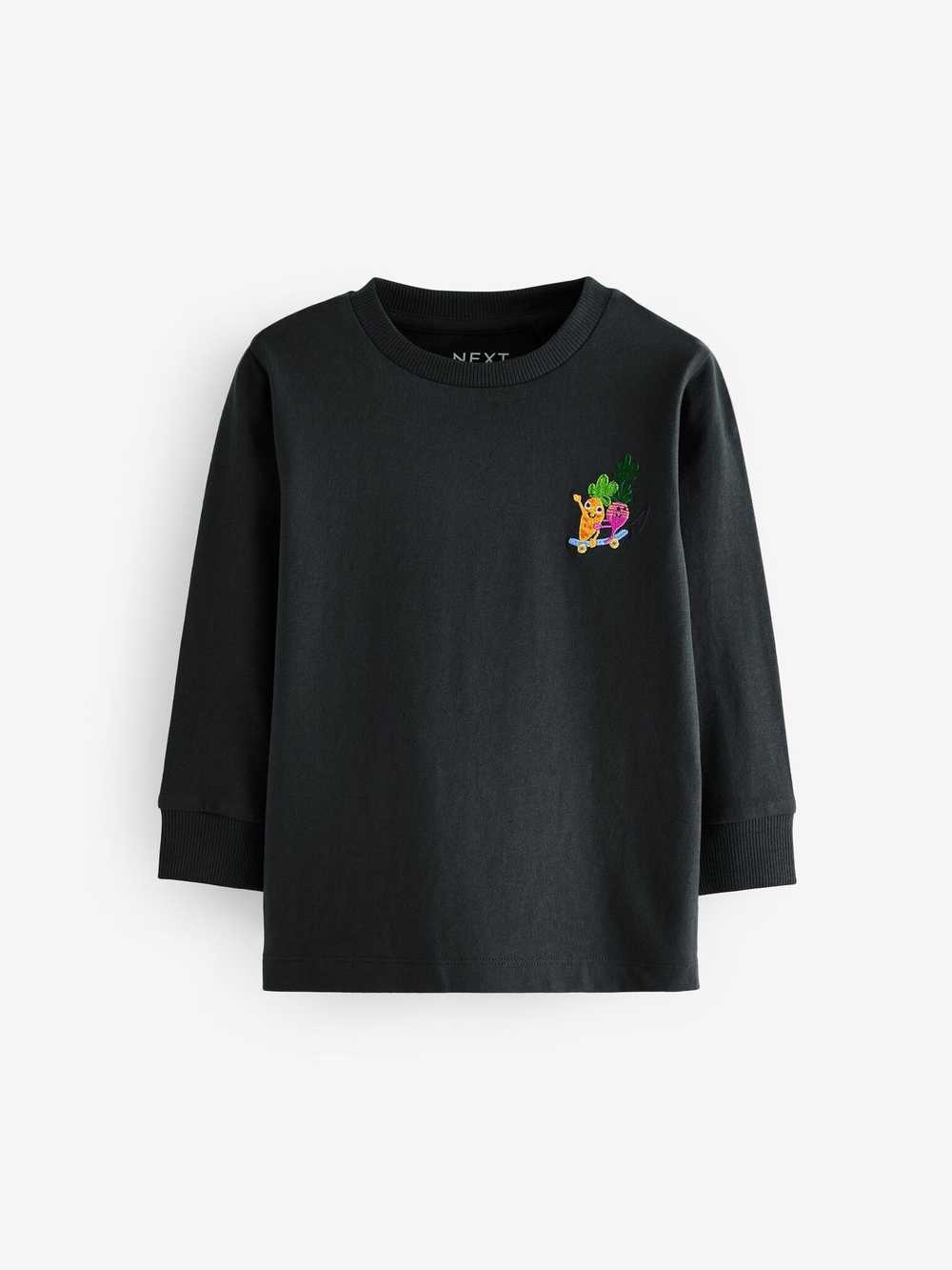 Лонгслив для мальчика Next N22-067, 3 шт., Черный, Молочный, Синий