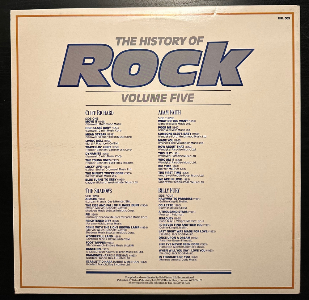 Сборник - The History Of Rock 5 (Англия 1982г.) 2LP