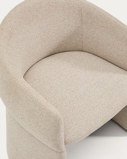 Стул Bosca из бежевой синели