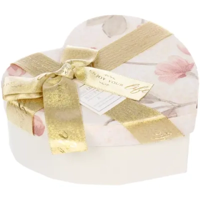 Коробка подарочная «Грация сердца» 16*14*6 см, Золото