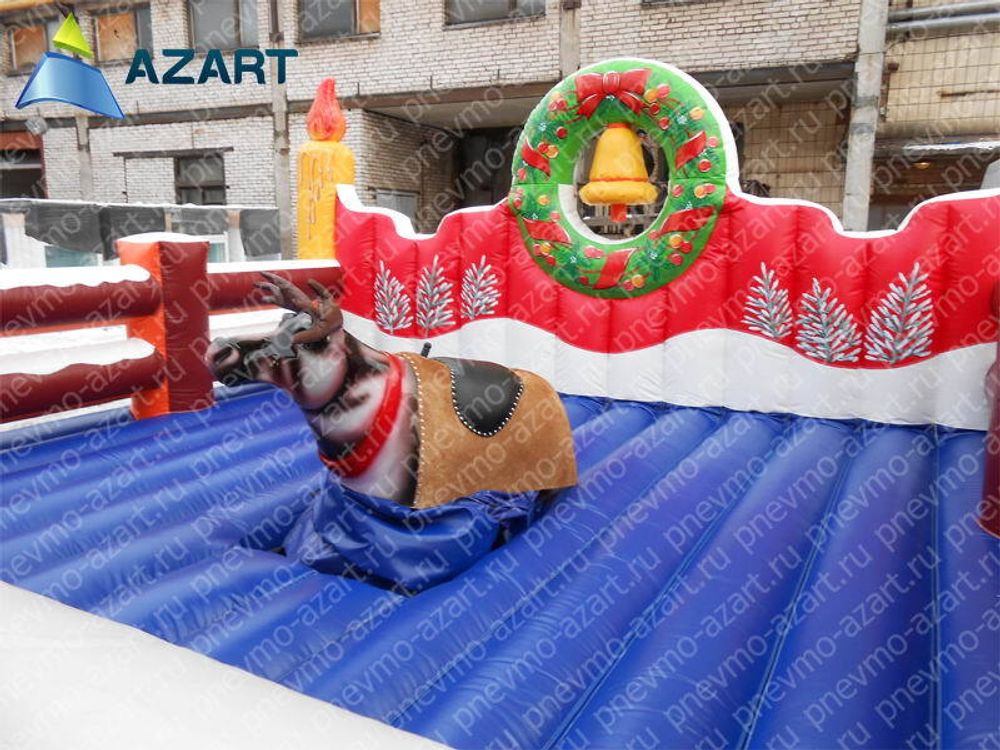 Батут "Рождественский олень"