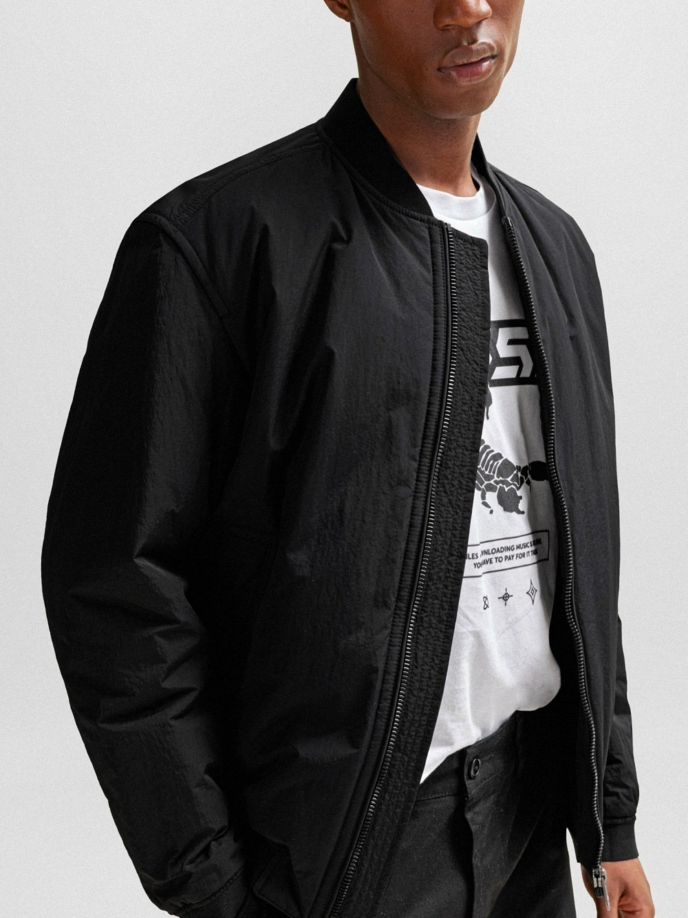 Бомбер мужской BOSS Obright 10235177 01