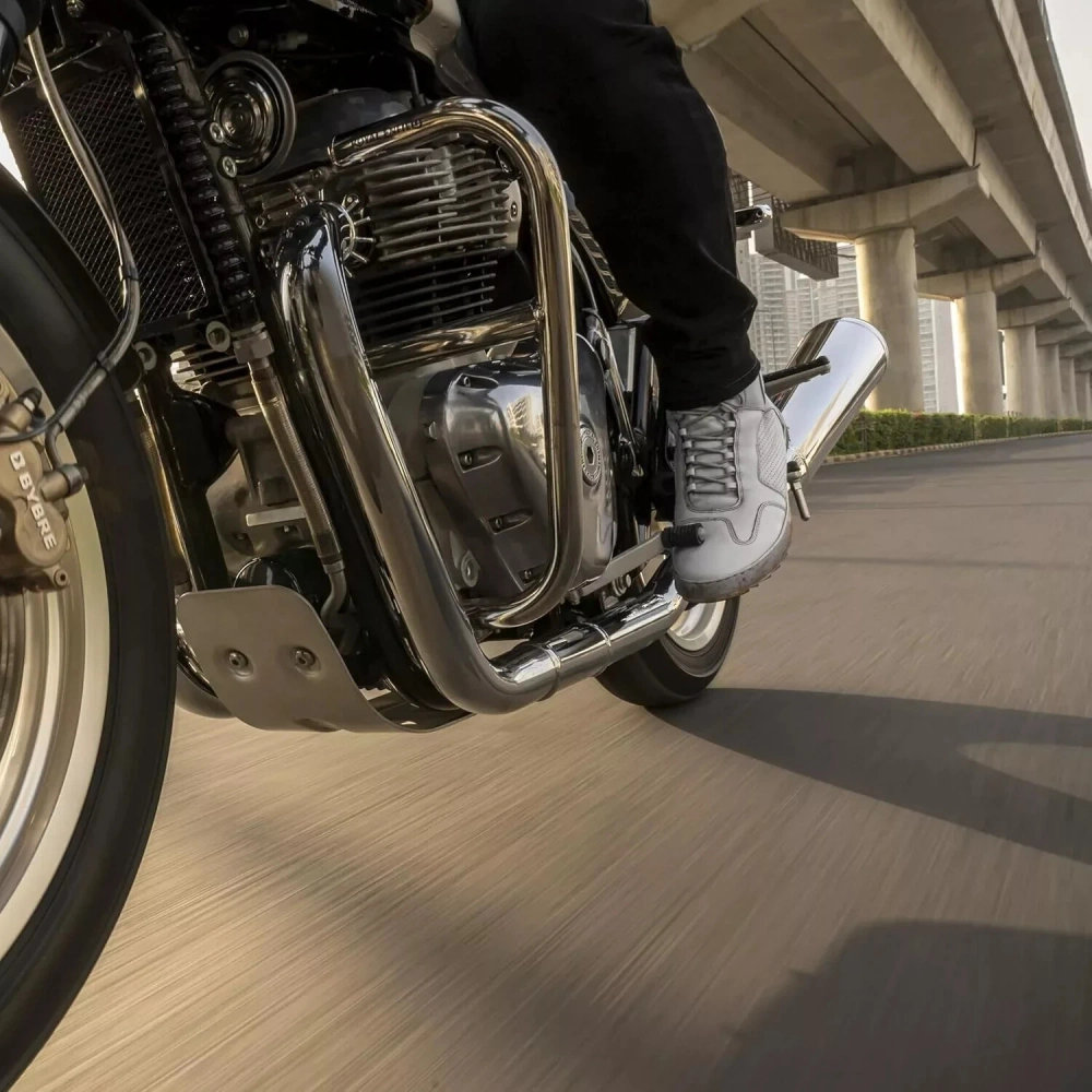 Дуги безопасности Royal Enfield Silver Large Engine Guards - Interceptor 650, Continental GT 650, Bear 650, 1990504