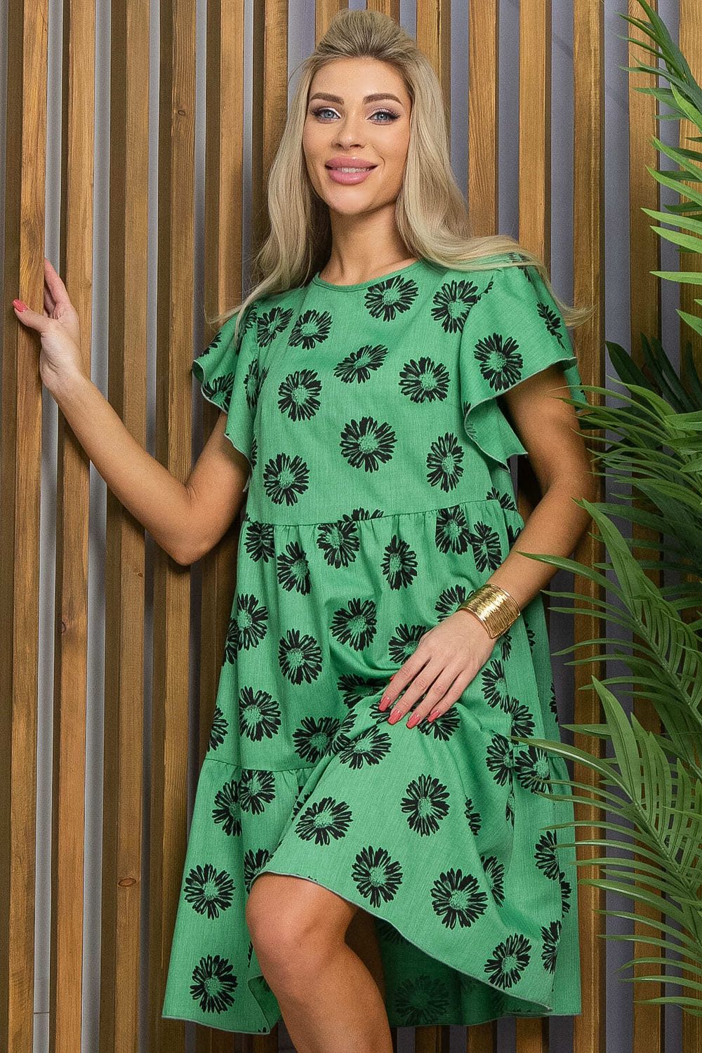 Платье Ветер перемен (зеленое) П13426-12М LT Collection