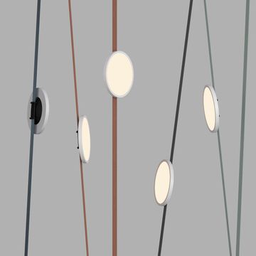 Трековый светодиодный светильник 10W 3000К DK5567-WH+BK белый Belty Flow Denkirs