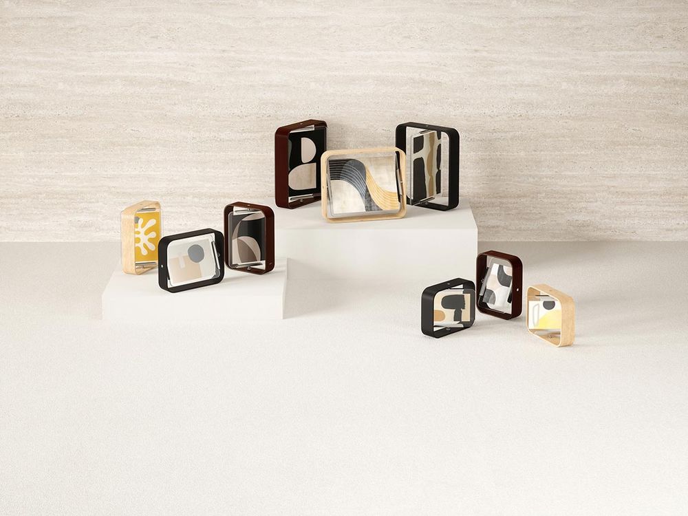 Фоторамка двусторонняя Bellwood, 16х22 см, состаренный орех