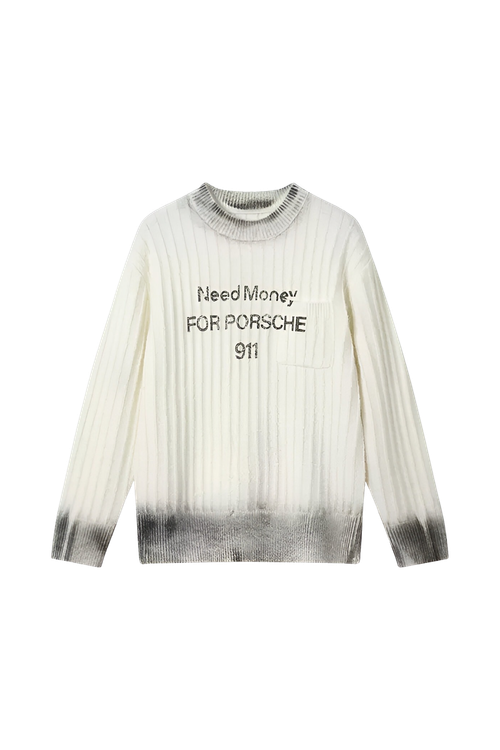 Свитер KREATE "911" Dirty-Spray Sweater