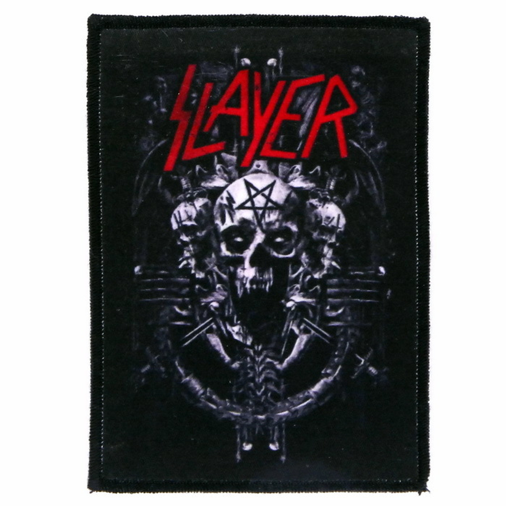 Нашивка Slayer 3 черепа (342)