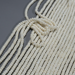 Хрустальный жемчуг (имитация baby жемчуга), 3*1,8мм, айвори, рондель