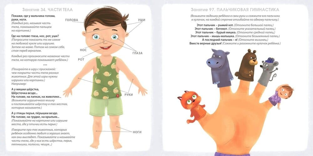 Альбом для развития мозга малыша 1+