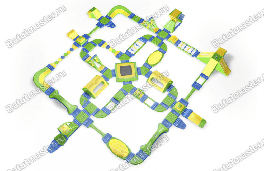 Коммерческий аквапарк на воде «Аква-лего» 49×43,5×4 м