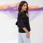 Блуза Наш с тобой секрет (блэк) Charutti (Акция)