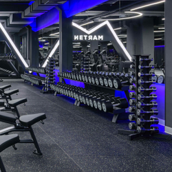 Гантельный ряд CHROME (шаг 1 кг, 10 пар) PROFI-FIT 1-10 кг